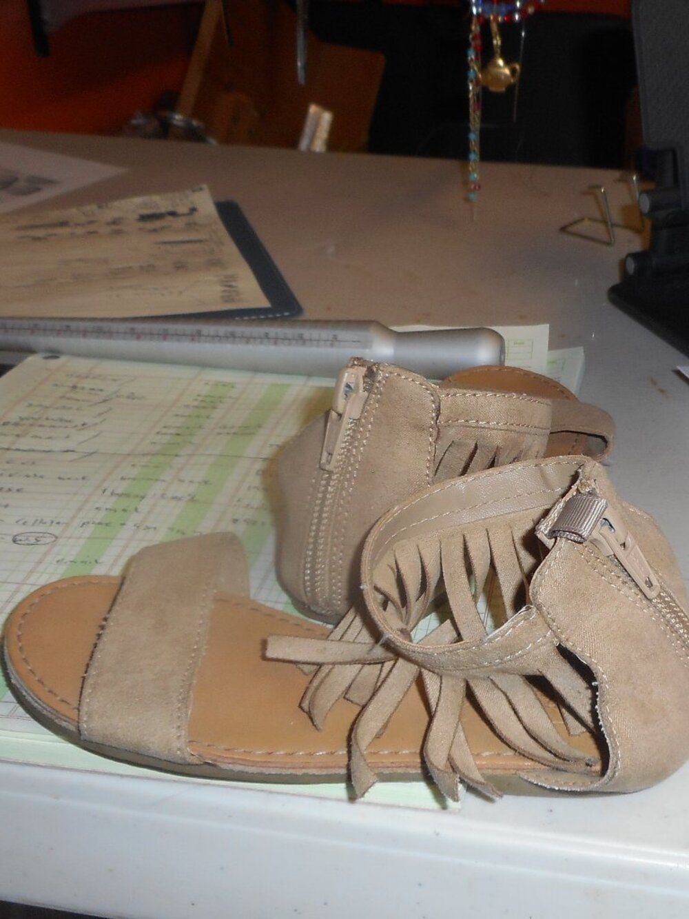 CRAZY 8 -  KIDS, little girl’s, EGTYPIAN STYLE, sandals, sz ?